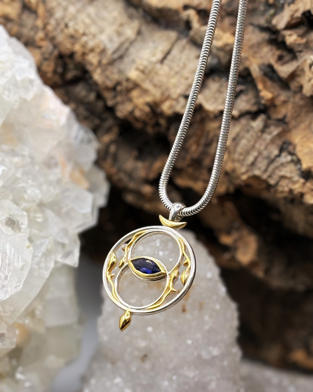 Vesica with Iolite